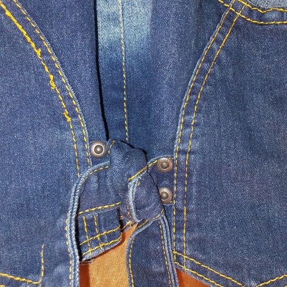 Highway Jeans Denim Vest Size M - Picture 4 of 8